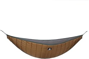 OneTigris HIDEOUT Hammock Underquilt, Full Length Lightweight 4 Season Hammock Gear for Camping, Hiking, Backpacking, Travel, Beach, Backyard, Patio, Portable