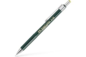 Faber-Castell 136300 - Ołówek mechaniczny TK-FINE 9713, grubość ołowiu: 0,35 mm, kolor korpusu: zielony