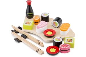 New Classic Toys 10593 Sushi Set, Multicolore Color