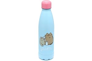Puckator Bouteille Isolée (Gourde) 500ml en Acier Inoxydable pour Boissons Chaudes ou Froides Pusheen Foodie - Chat Gourmand marca