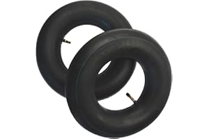 FPIQNS 2 x Inner Tube for Sack Truck Tyres 4.10/3.50-6 Inch 4.00-6 Inch Inner Tube for Sack Truck Wheel Standard Hose with Schrader Valve Replacement Hose