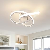 Comely Plafoniera LED Moderna A Forma Di Petalo, 30W 3500LM, Luce Fredda 6500K Per Soggiorno, Cucina E Camera Da Letto