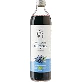 LOOV Organic Wild Blueberry Juice, 500ml, Harvested in Nordic Forests, Rich in Antioxidants, 100% Directly Pressed Blueberrie