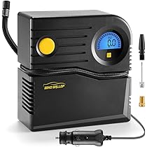 Compressore Aria Auto Portatile 12V - Pressione Max 18 Bar, Per Pneumatici Moto E Bici, Da Accendisigari - Foto 8