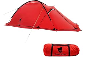 GEERTOP 4-season 2-person 20D Lightweight Backpacking Alpine Tent For Camping, Hiking, Climbing, Travel - With A Living Room