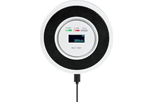 OURJOB Natural Gas Detector, Gas Leak Alarm, Propane Detector, Gas Monitor, USB Powered, Sound Light Warning, Digital Display, Suitable for Explosive LPG, LNG, Methane & Butane Gases