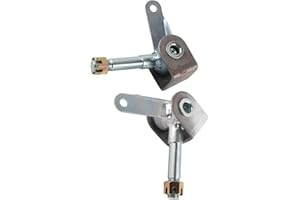 MASYOSH 1 Paar M16 Vordere Lenkknöchel Rechts Linke Stahllegierung Spindelhalterung Set für Go Kart Geeignet