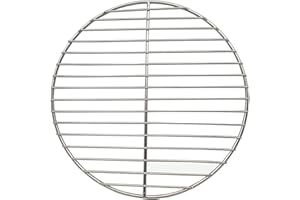 FYANGWAKEJ Bbq Grill Rack Round Stainless Mesh Non Stick Reusable Fire Pit Grate Barbecue Cooking Grill Bbq Tools Accessories (Diameter 30cm)