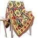Produktbild Kitchnexus Vielseitig Sofadecke Baumwolle Wohndecke Schlafdecke Bettdecke Tagesdecke Strickdecke TV-Decke Picknickdecke Sonnenblume Geblümte Weiche Und Warm