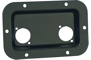 Adam Hall 8708blk empotrable placa 2 x uni-ball XLR