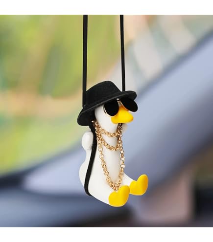 Ciondolo Auto Panda Con Bambù – Ornamenti Per Specchietto Retrovisore, Decorazione Carina E Allegra