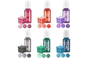 MAGISEL Tinte Para Velas 6 Colores,Colorante Para Velas,Tinte De Vela Líquido A Base De Aceite,Tintes de Color Brillante Para Hacer Velas, Fabricación de Velas,10 ml(B)