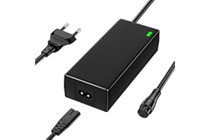 SZSEEY 54.6V 2A Chargeur Trotinette Electrique pour Kugoo M4/M4 Pro,Hitway h5/h5 Pro,UrbanGlide E-Cross Pro,Evercross H5/ HB24/ Vsett 8,Chargeur Rapide Compatible avec 48V Batterie Scooter Electrique