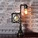 Produktbild XIXI Industrielle Retro-Stil Personalisierte Wasserrohr Schreibtischlampe, Cafe Dekoration Kreative Lampe, E27 Studyroom, Büro, Schlafzimmer Dekoration Tischlampe (Bronze Farbe)
