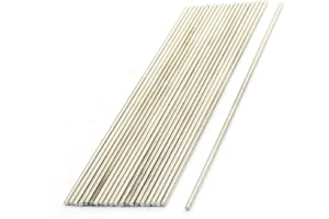 UXCELL sourcingmap 20pcs Tige Acier 100 x 1,5 mm Barre ronde en acier inoxydable pour Essieu de voiture RC