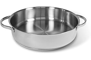 Moneta Allegro Tegame 2m 28 cm in Acciaio Inox per tutti i Fuochi 4.1 Litri