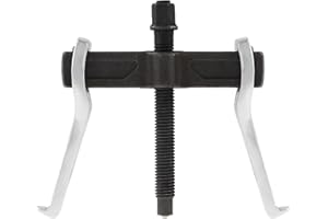 ChgImposs 4 Inch CR-V 2-Jaw Gear Puller, 100mm Adjustable Bearing Puller Gears, Reversible Removal Tool for External Internal Pulling, Single Hook Two Claws Puller Tool Separate Lifting Device