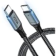 VCOM USB 4 Cable for Thunderbolt 4 (4 FT) - 100W, 40Gbps Data, 8K@30Hz 5K@60Hz or Dual 4K Video - Compatible With Thunderbolt 3/4 and USB-C for MacBooks, Hub, Docking, and More