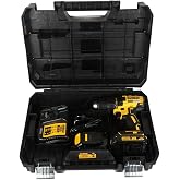 مثقاب لاسلكي/مثقاب لاسلكي من Dewalt (18 فولت، 1.5 أمبير، بدون فرشاة، صغير الحجم، متوفر عالميًا، مصباح LED مدمج، متضمن