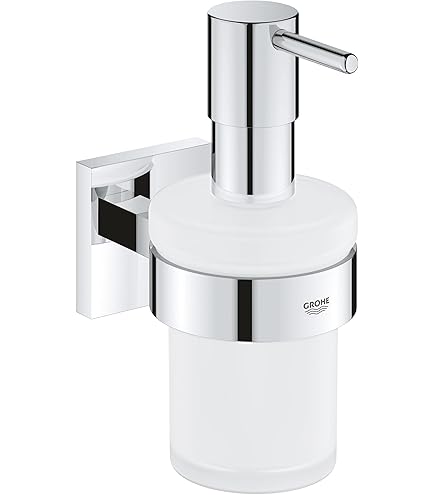 Wand-Seifenspenderhalter Edelstahl Chrom | Für Flaschen Bis 67mm | Badezimmer Organizer