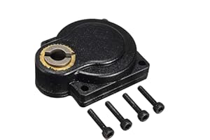 SHARE GOO ShareGoo Electric Power Starter Power Back Cover Backplate Roto E-Start Drill Plate 11012 for 1/8 RC Car SH 28 Nitro Engine Rotor, Hole Centers 32mm