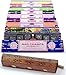 Produktbild Original Satya Nag Champa Incense Selection (10 Boxes x 12 Sticks) Includes Nag Champa Super Hit Natural Sandalwood Sunrise Romance Midnight Fortune Jasmine Blossom Blessings and Handmade Elephant Pattern Incense Burner by Satya Nag Champa