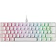 MARSGAMING MKMINIWBES, Teclado Mecánico Ultra-Compacto, Full RGB Chroma, Switch OUTEMU PRO Azul, Blanco, Idioma Español