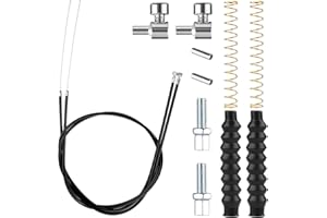 NQEUEPN 14 szt. Czesci Zamienne do Linki Hamulca Rolkowego, Czesci Chodzika Czesci Linki Hamulca Rolkowego z Linka Hamulcowa o Dlugosci 114cm do Chodzików Wiekszosci Marek