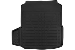 J&J AUTOMOTIVE SCOUTT Boot Liner, Boot Mat fits Arteon Fastback since 2017 Left Eared Water Resistant, Pet Friendly Equipment, Anti Slip, Raised edges, Tailored Fit, Easy to Roll and Clean