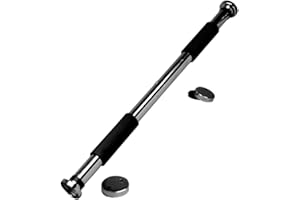BodyRip Door Gym Extendable Pull-Up Bar - Silver, 60-102 cm