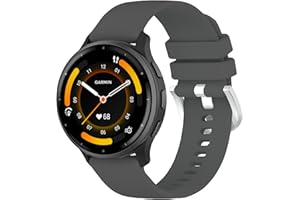 TopPerfekt Watch Strap Compatible with Garmin Venu 4 45mm/3/2/Forerunner 970/570 42mm/265 (22 mm) Quick Release Wristband Band for Garmin Venu 4 41mm/3S/2S (18 mm) Soft Silicone Replacement Women band