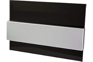 LATRANS Nowoczesny mały rozdzielacz podtynkowy Delux 8 12 i 24 moduły skrzynka bezpiecznikowa skrzynka rozdzielcza do montażu na ścianie 1-rzędowa i 2-rzędowa IP4x (8 modułów czarne szkło)