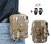 Produktbild xhorizon TM FX 1000D Nylon Molle Outdoor Groß Kapazität Übergröße Taktisch Smartphone Halfter EDC Carry Zubehör Taillepäckchen Tasche Hülle mit Gürtel Schlaufe & Gurtschloss für Zubehör & Smart Phones
