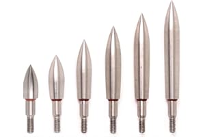 Elkrich Archery Arrow Points Arrowheads 100/150/200/250/300/350 Grain Field Points Practice Field Tips Broadheads for Recurve Bow Compound Bow