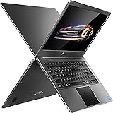 LincPlus P2 Notebook 14 Zoll Laptop Intel Celeron N3350 4GB RAM 64GB eMMC Dünn Metall Windows 10 S Netbook QWERTZ DE Tastatur