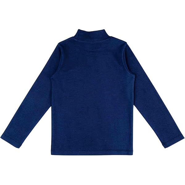 Maglia Termica Bambina Con Collo Alto - In Cotone, Manica Lunga, Perfetta Per Sotto Gli Outfit - Foto 12