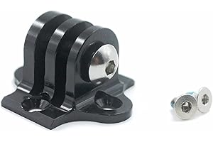 JRC Components Computer Mount Adaptor Computer Mounts - Compatible with Gopro, Garmin Virb, Front Light, Shimano CM1000 and Other Friction Devices