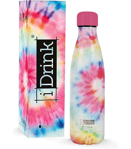 I-Drink Dubbele Wand Thermosfles 500 Ml - Graffiti Design - Temperatuurbehoud
