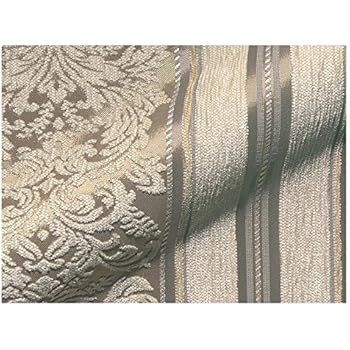 Raumausstatter.de Möbelstoff Tosca 900 Muster Ornamente grau als