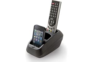 Imperial czarny Snips uchwyt na smartfon i pilot zdalnego sterowania, Caddy, antypoślizgowy, plastik z recyklingu, wyprodukowano we Włoszech, tworzywo sztuczne, rozmiar L