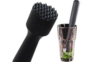 KLLJ Stößel für Cocktail,Stössel Cocktails Muddler,Cocktail Stössel Ice Crusher,Eiszerkleinerer Zubehör Crasher Eiscrusher Krautstampfer Cocktail Zubehör