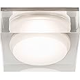Astro Vancouver Round 90 LED Bathroom Downlight - IP44 Rated - (Brushed Aluminium), COB LED, Designed in Britain - 1229012-3 Years Guarantee
