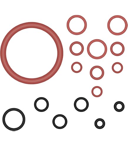 Joints VMQ/FDA Lot De 30 Joints Toriques Pour Tuyau En Silicone De 4 Mm - Pour Machine à Café Et Machine à Café Automatique - Compatible Avec Saeco, Philips, Siemens, Bosch, Krups