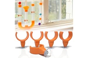 SUNUCO 3D Printed Suction Cup Clips for Air Toobz, Pack of 5 Strong Suction Cups, Suction Cups for Windows for Air Toobz. Can be attached to smooth surfaces such as windows, glass doors and tiles