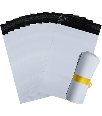 30 Buste Postali In Plastica Bianca - 305 X 400 + 45 Mm (12x16 Pollici)