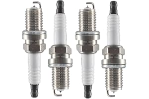 PEIUOK Spark Plug Set 4 PCS Sparkplug Front Iridium for BKR6EIX-11