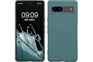 kwmobile Carcasa Compatible con Google Pixel 7a Funda de Silicona - Flexible con Interior de Microfibra - Suave Protector antigolpes - Noche ártica