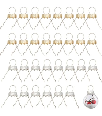 30 Crochets Phosphorescents Pour Boules De Noël | Vitrine Magique