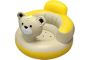 KGJAXF Inflatable Baby Chair, Baby Seat, Inflatable Baby Seat, Baby Floor Seat for Inside and Outside, Feeding Chair for Babies 6-24 Months