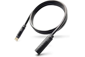 HUDAMZKY Cavo di prolunga impermeabile a 9 pin per bici elettrica per parti di conversione del motore del mozzo Accessori per bici elettriche da femmina a maschio
